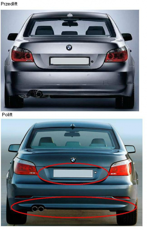 BMW Sport Zobacz temat BMW E60/E61 lifting, różnice