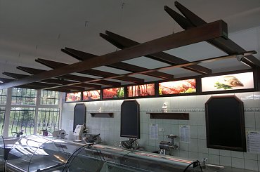 Wyposażenie sklepu #dyskont #market #MaszynkaDoMięsa #regał #regały #waga