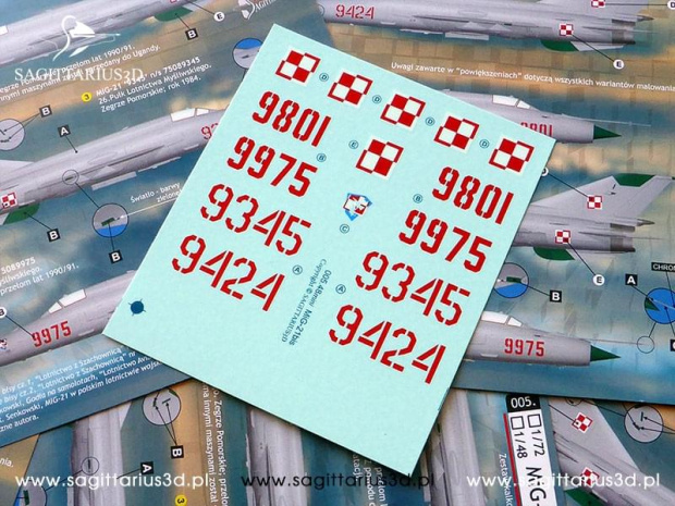 Sagittarius3d kalkomania MiG-21