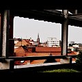 widok na dachy i wieże Bydgoszczy