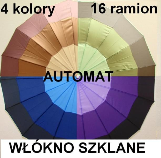 PARASOL 16 KLINÓW TRÓJKOLOROWY