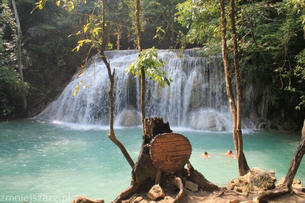 Wodopspady w rezerwacie Erawan #Tajlandia