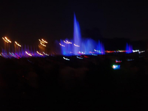 Warszawa - Pokaz fontann