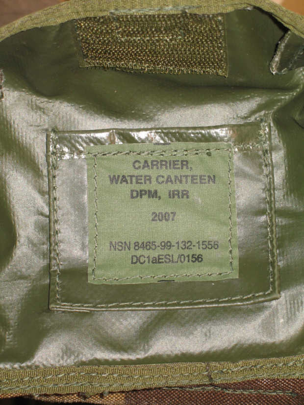 PLCE Carrier, Water Canteen, DPM