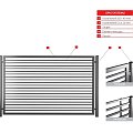 Pro-Met www.fajneogrodzenie.pl ogrodzenie z proflili poziomych nowoczesne Myślenice Kraków Rabka Zakopane Mszana Nowy Targ Bochnia Brzesko Małopolska Konsport Brama Furtka Bramka PP 002 P64