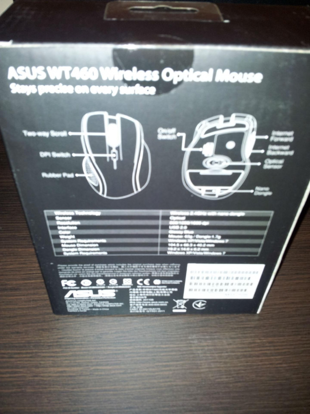 MYSZKA ASUS WT460