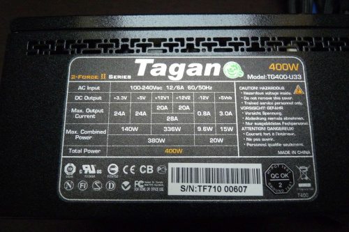 Tagan TG400-U33 2Force II