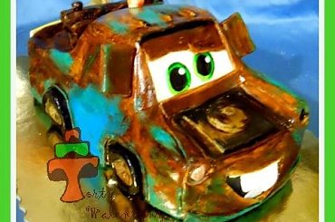 Tort Złomek. Auta #Auta #autko #DlaChłopca #TortSamochód #TortZłomek #urodziny #Zygzak
