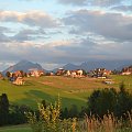 Murzasichle a za nimi piękne nasze Tatry.