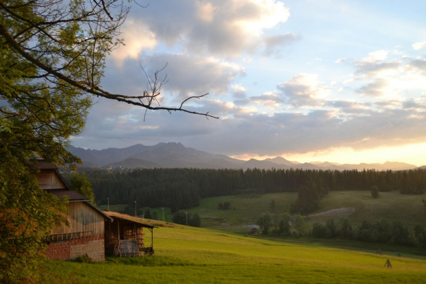 Rzut oka na Tatry.