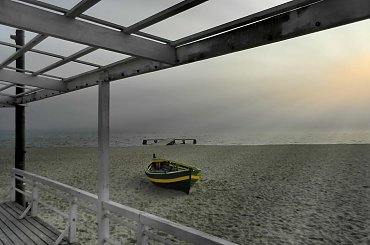 pomost... "Pomost Zakochanych" :) widok z jeszcze innego pomostu - tarasu "Czarnej Perły" #morze #sea #molo #pier #bridge #Sopot